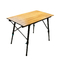 میز تاشو آلومینیومی فلزی 90 سانتی متری باغ پیک نیک چوبی تاشو قابل حمل
